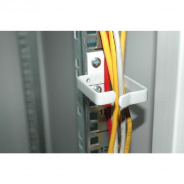 PASSACAVI PER ARMADI RACK 100x45 mm. CONFEZIONE 10 PEZZI - COLORE GRIGIO RAL 7035