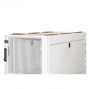 ARMADIO RACK 19" 42U CON 4 COMPARTIMENTI 1992(A) x 1070(P) X 600(L) GRIGIO PORTE TRAFORATE