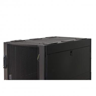 ARMADIO RACK 19" 42U CON 4 COMPARTIMENTI 1992(A) x 1070(P) X 600(L) NERO PORTE TRAFORATE