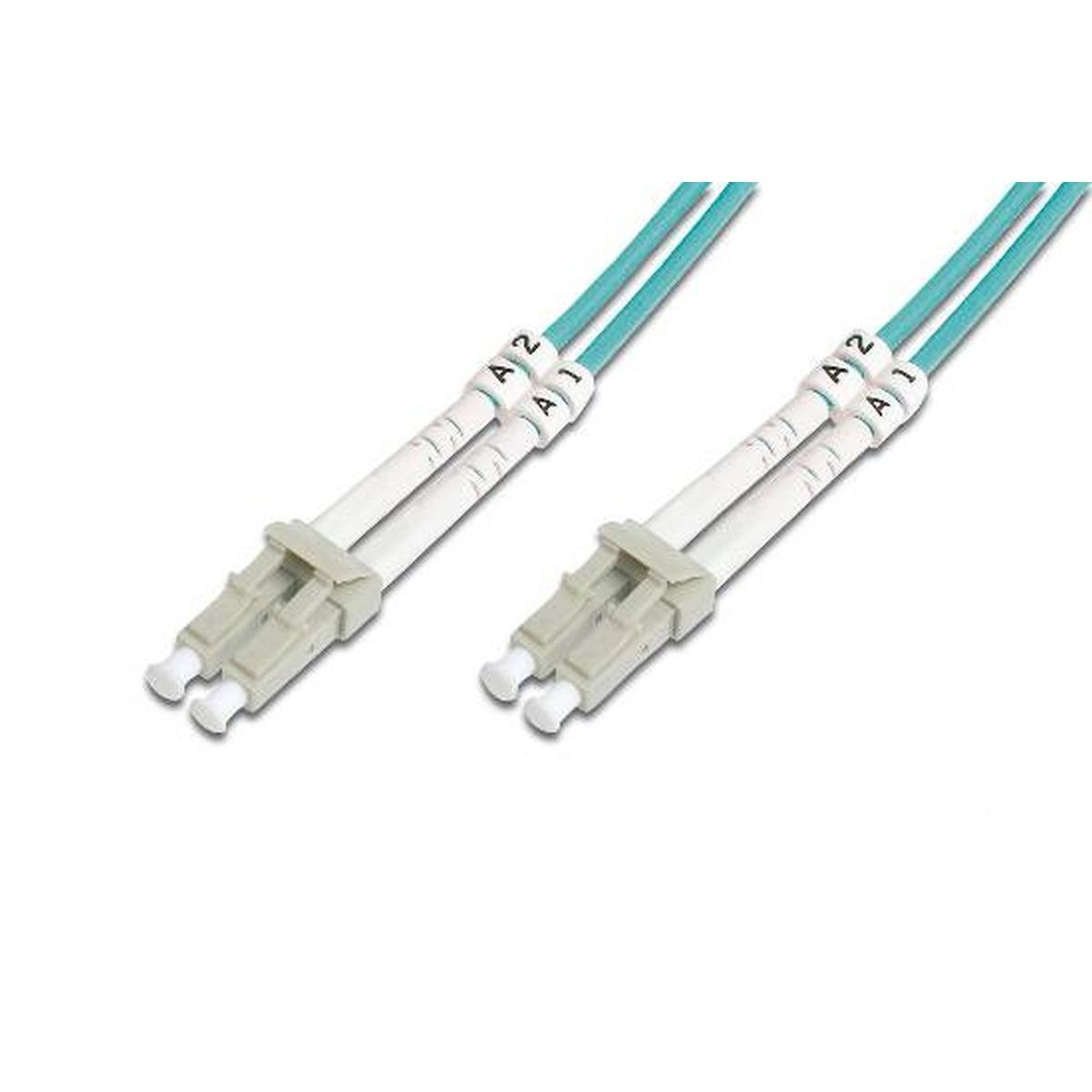 Cavo fibra ottica lc a lc multimode duplex 50/125 mt.7 om3