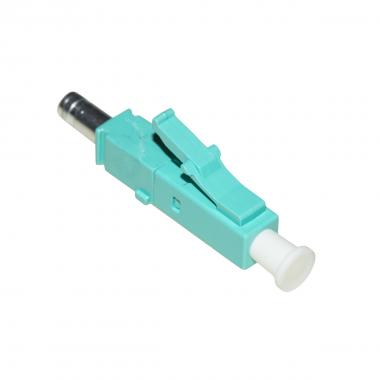 Connettore fibra ottica lc multimode om3 duplex confezione 100 connettori con cavallotti per duplex