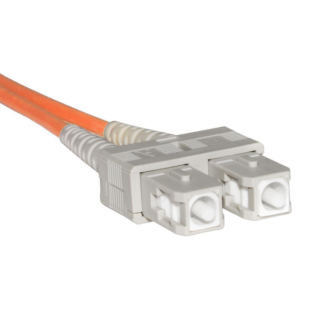 Cavo fibra ottica lc a sc multimode duplex om2 50/125 mt.5