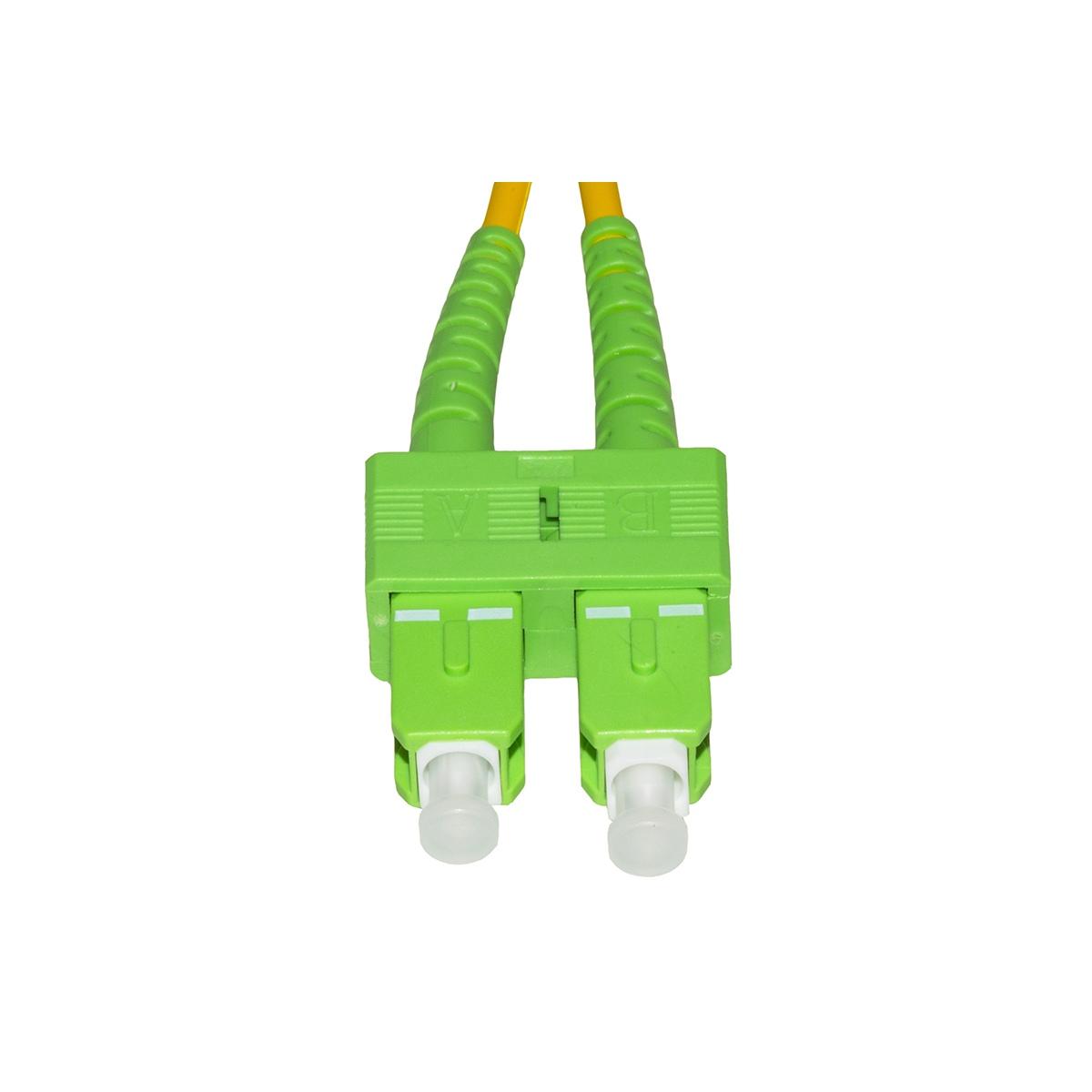 Cavo fibra ottica apc lc a apc sc singlemode duplex  mt.3