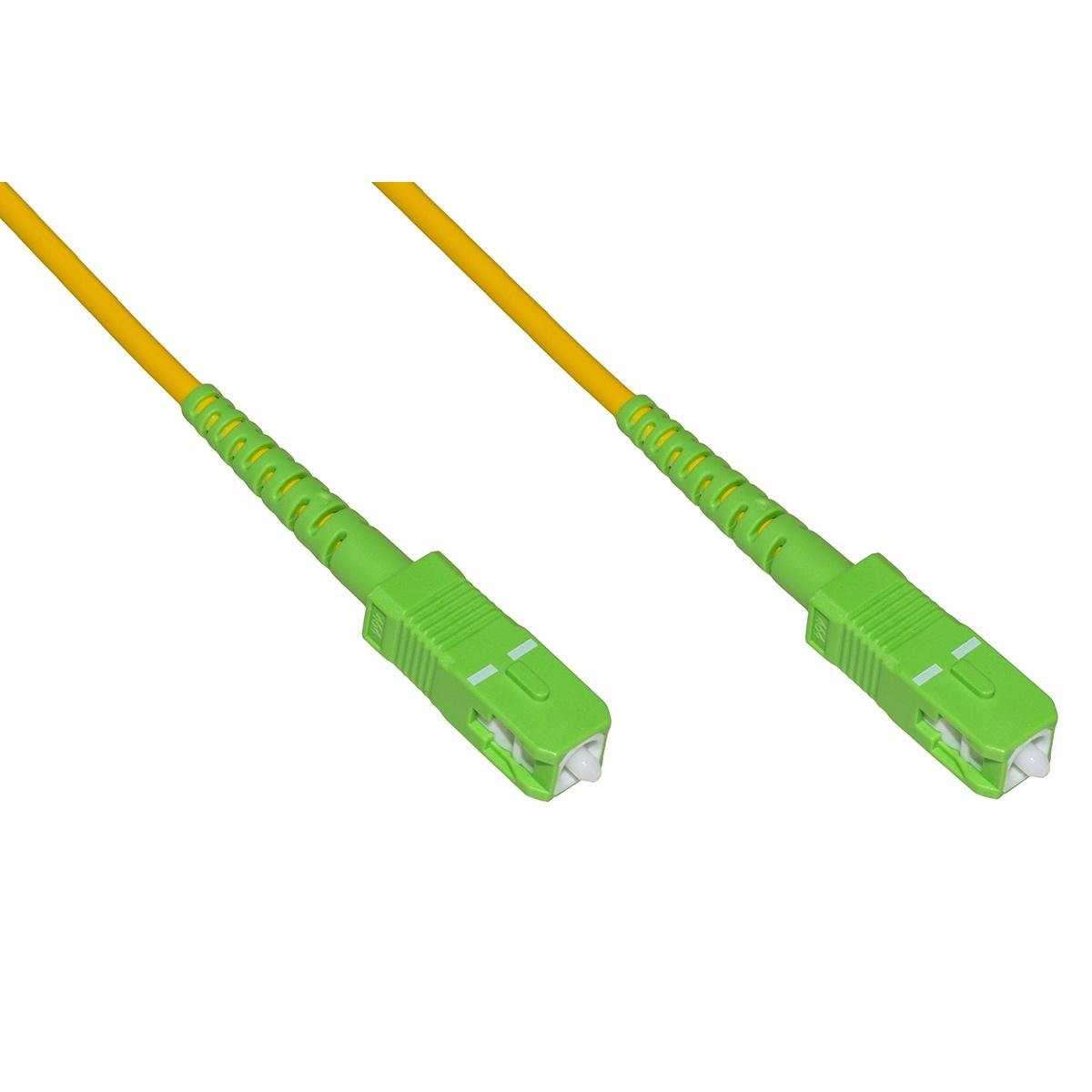 Cavo fibra ottica apc sc a apc sc singlemode simplex  mt.40