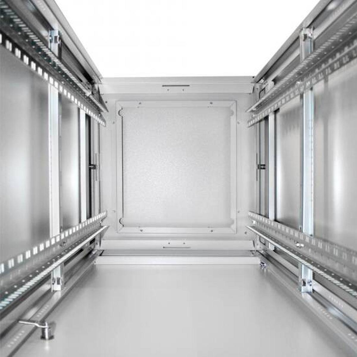 Armadio 42 unita' linea professionale (a)2020 x (l)600 x (p)600 mm. colore grigio chiaro