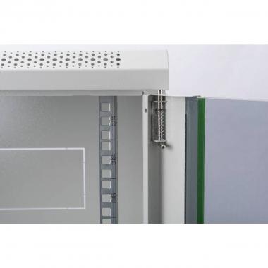 Armadio 7 unita' da muro per reti (a)416 x (l)600 x (p) 450 mm colore grigio