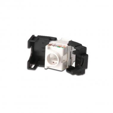 Inserto jack utp non schermato rj45 cat. 6 toolfree, dn93603