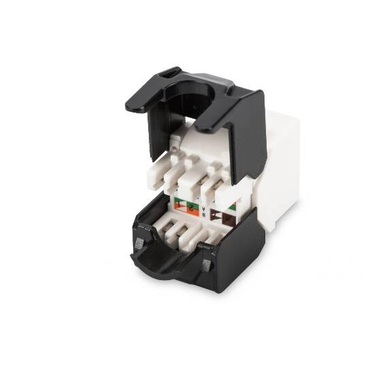 Inserto jack utp non schermato rj45 cat. 6a toolfree, dn93606