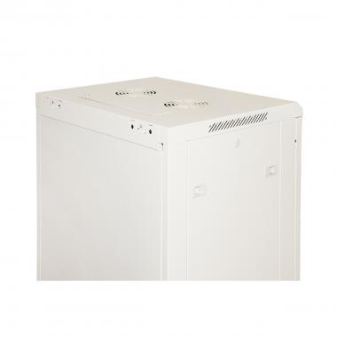 ARMADIO RACK 19" 20 UNITA' DA MURO (A)995X (L)600 X PROFONDITA' 450 MM. COLORE GRIGIO PORTA VETRO