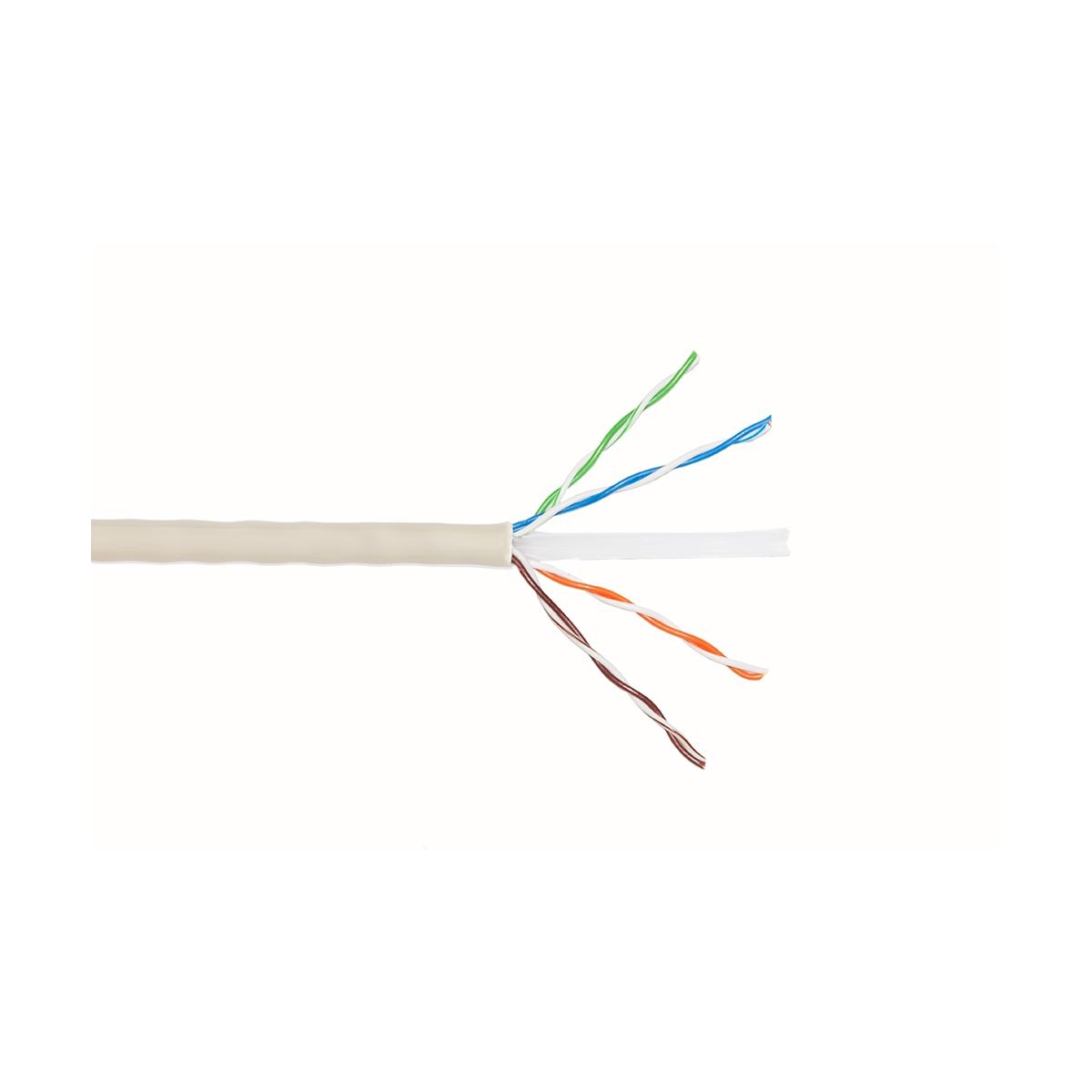 Cavo solido non schermato utp per reti c ategoria 6 (cca) matassa mt. 305 classe eca, lk305u6s