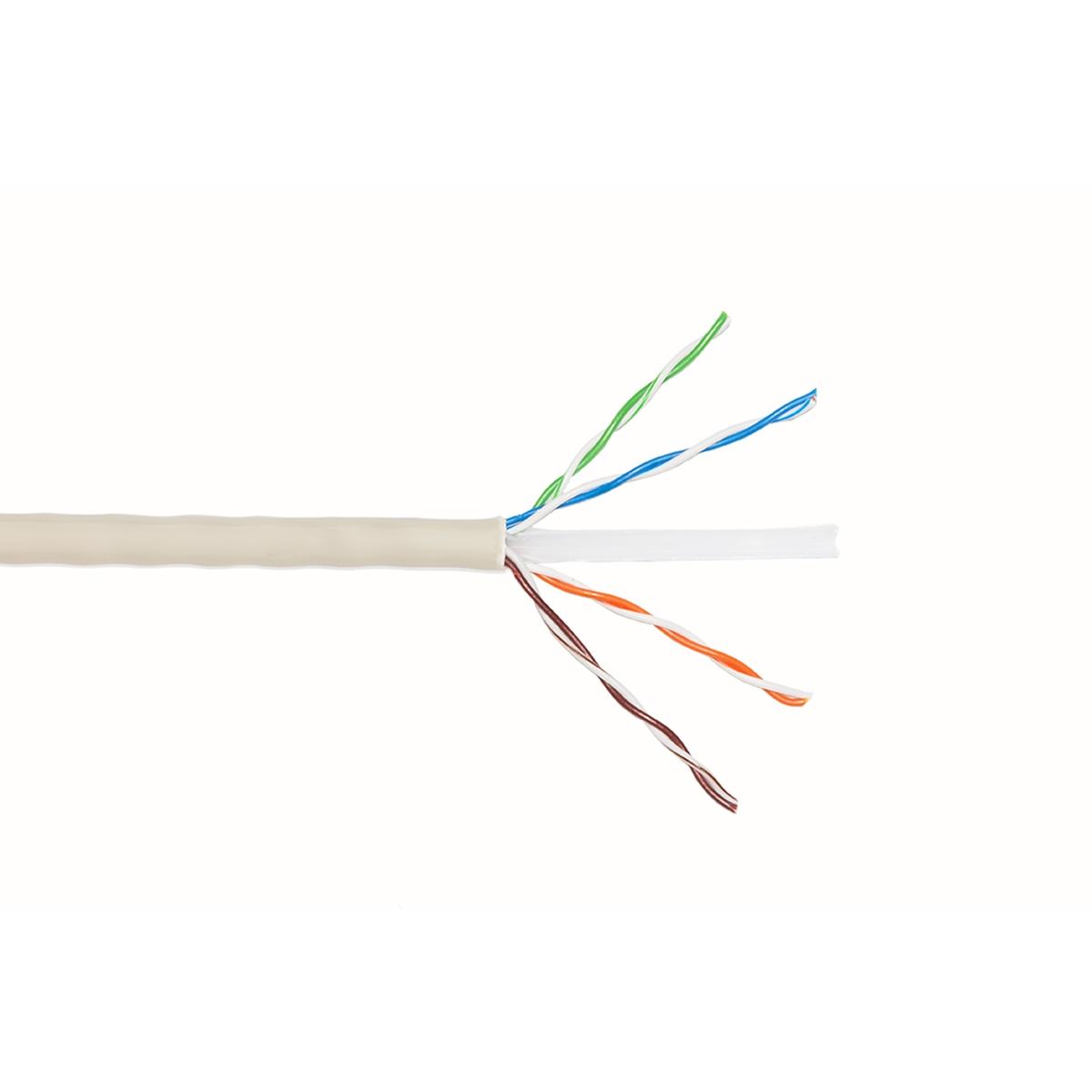 Cavo solido non schermato utp per reti c ategoria 6 (cca) matassa mt. 305 classe eca, lk305u6s