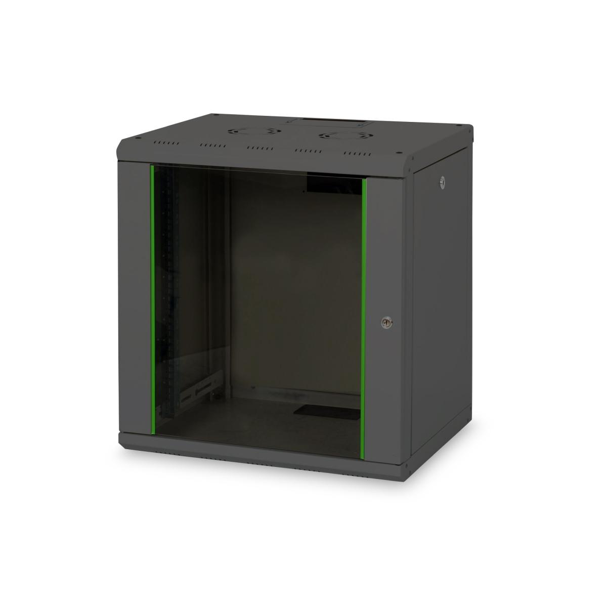 Armadio 12 unita' da muro linea soho (a)643 x (l)600 x (p)450 mm. colore nero