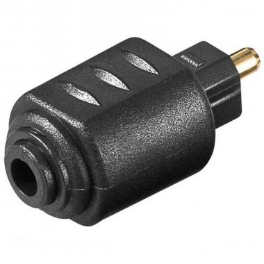 Adattatore audio toslink maschio - 3,5mm . mini jack femmina, e10020