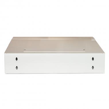 ARMADIO RACK 19" 2U PROFONDITA' 360 MM COLORE GRIGIO CON PORTA VETRO (AxPxL) CM 12x36x54