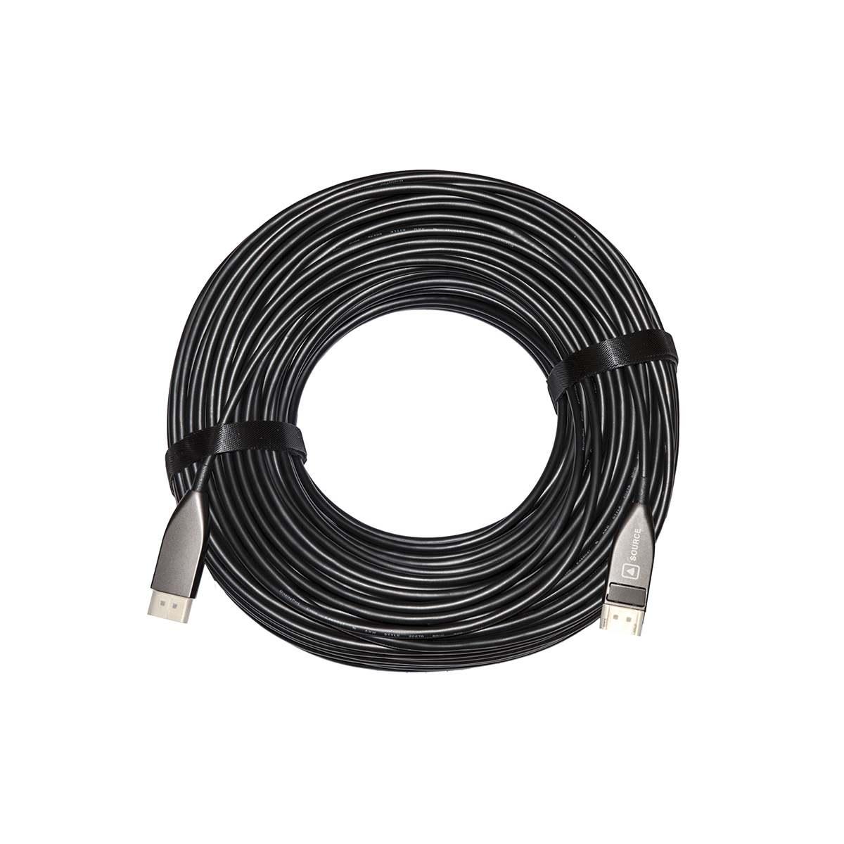 Cavo aoc fibra ottica ibrido displayport 1.2 contatti dorati mt 70