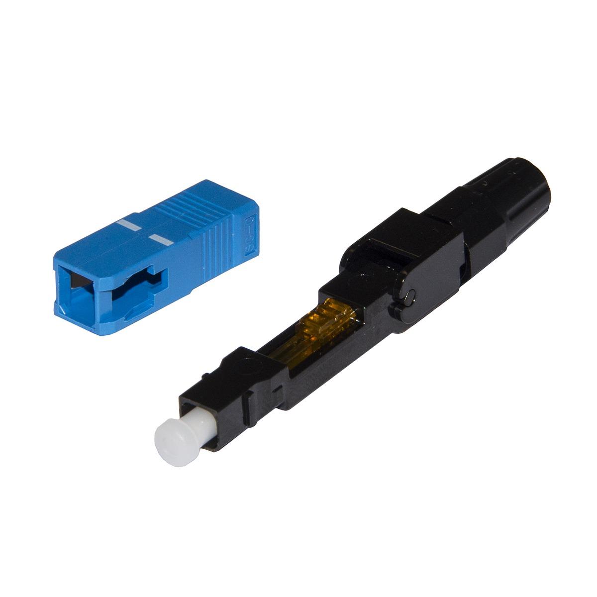 Confezione 10 connettori fibra ottica sc singlemode assemblaggio veloce