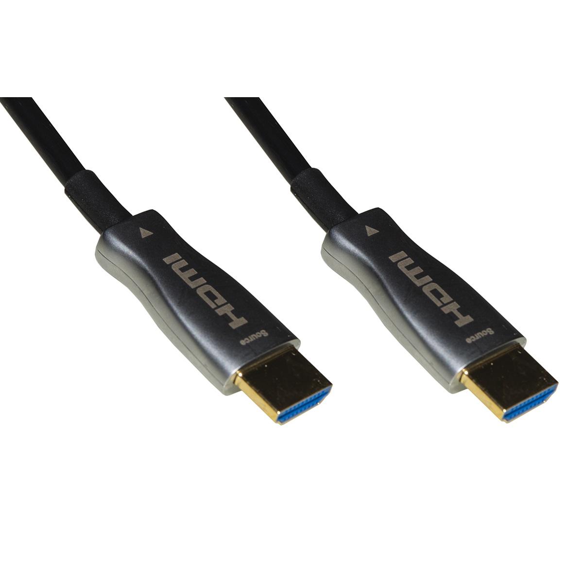 Cavo fibra ottica aoc hdmi 2.0, hdcp, arc, edid 4k@60hz@4:4:4 ibrido mt 20