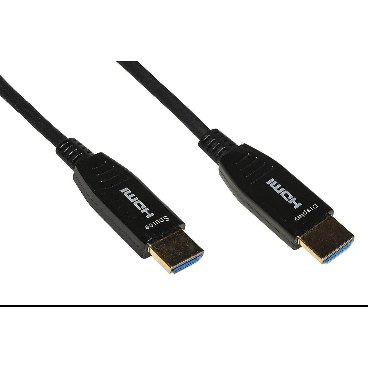 Cavo fibra ottica aoc hdmi 2.0, hdcp, arc, edid 4k@60hz@4:4:4 ibrido mt 70