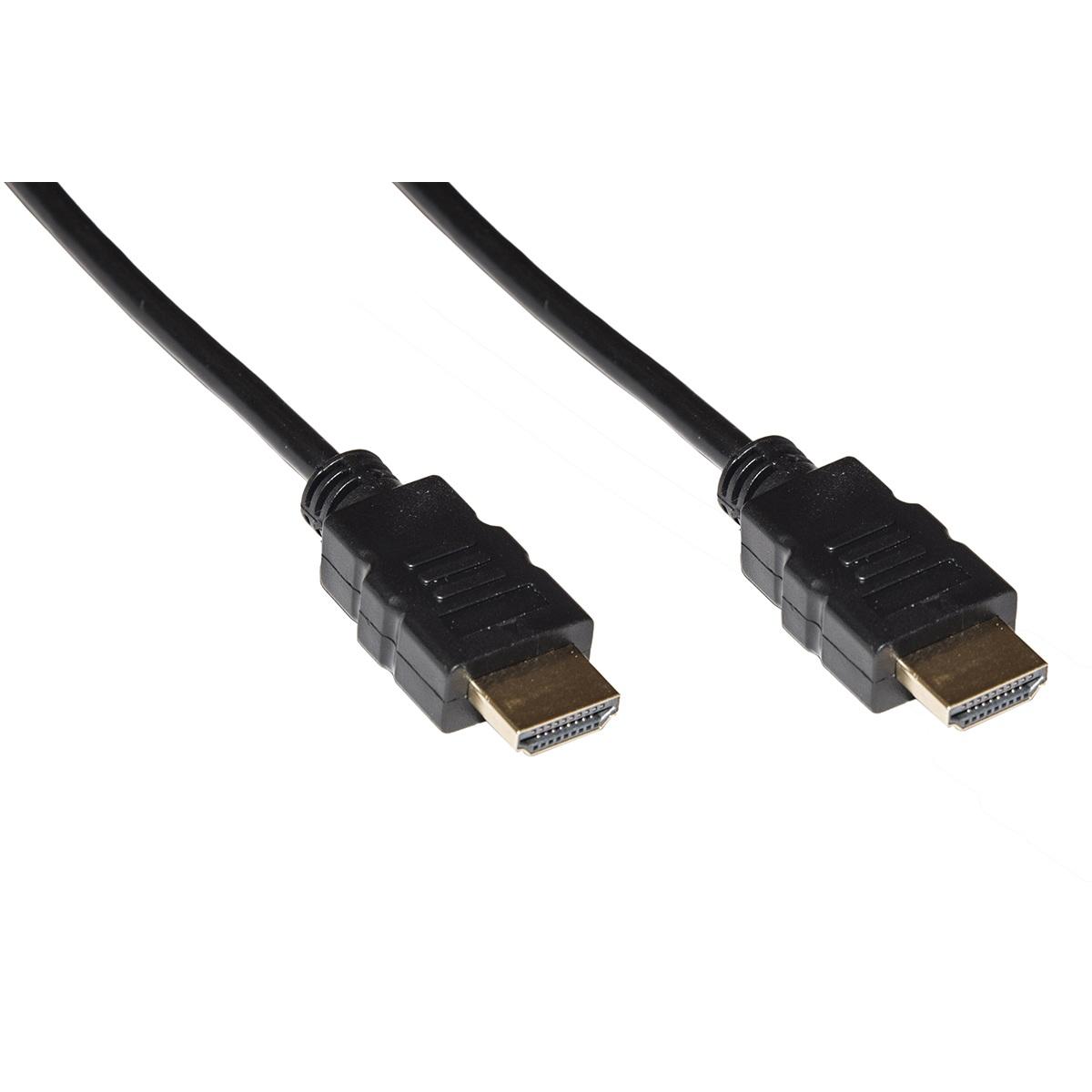 Cavo di collegamento hdmi 4k 3d con ethe rnet connettori dorati mt. 1, ak330107010s