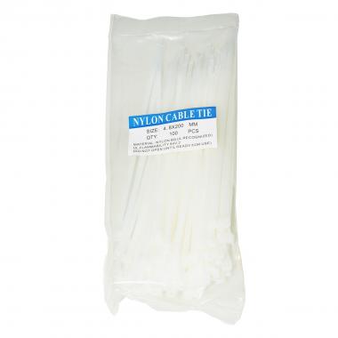 CONFEZIONE 100 FASCETTE SERRACAVI MM. 4.8x200