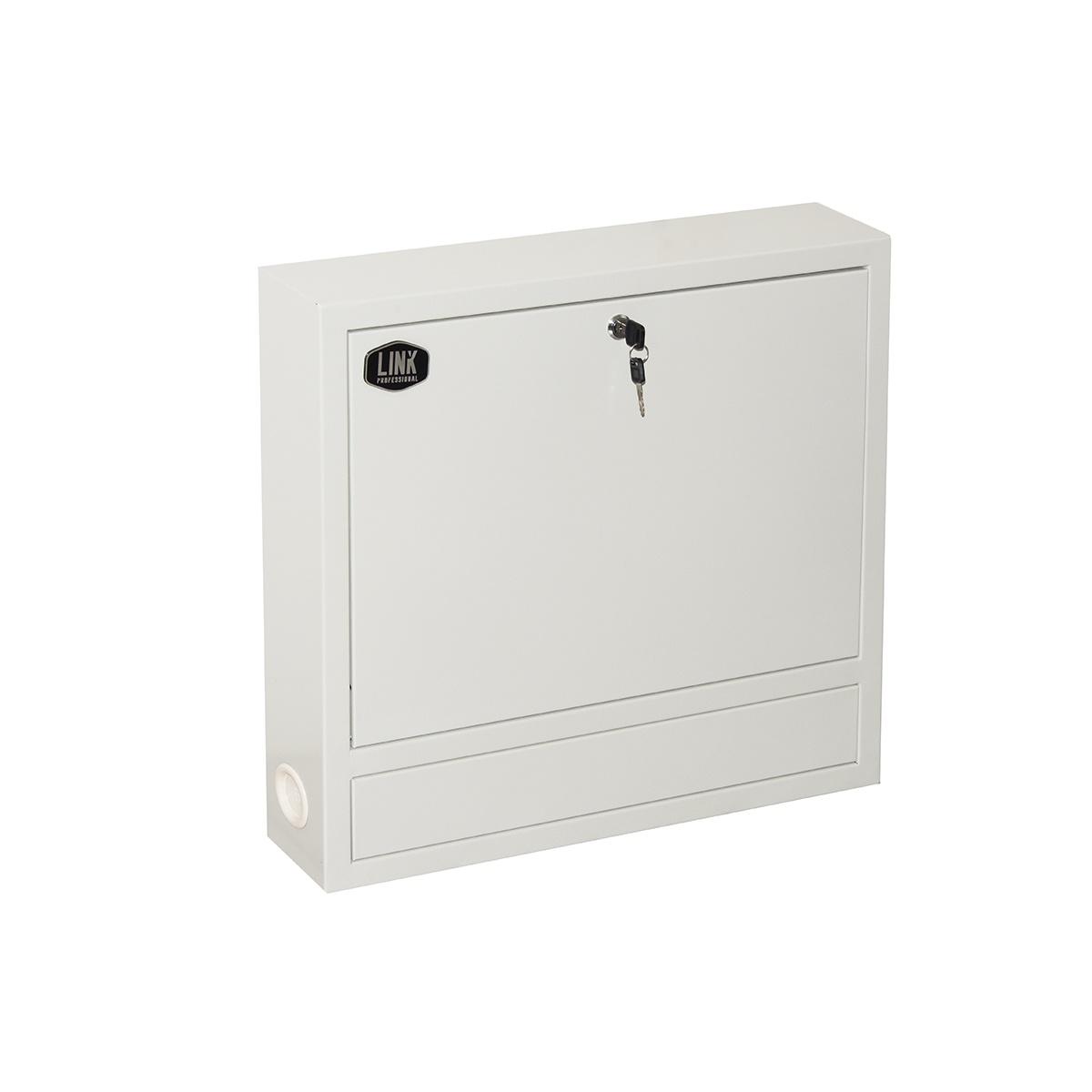 Armadio a muro per laptop con chiusura a chiave colore grigio con pistoni