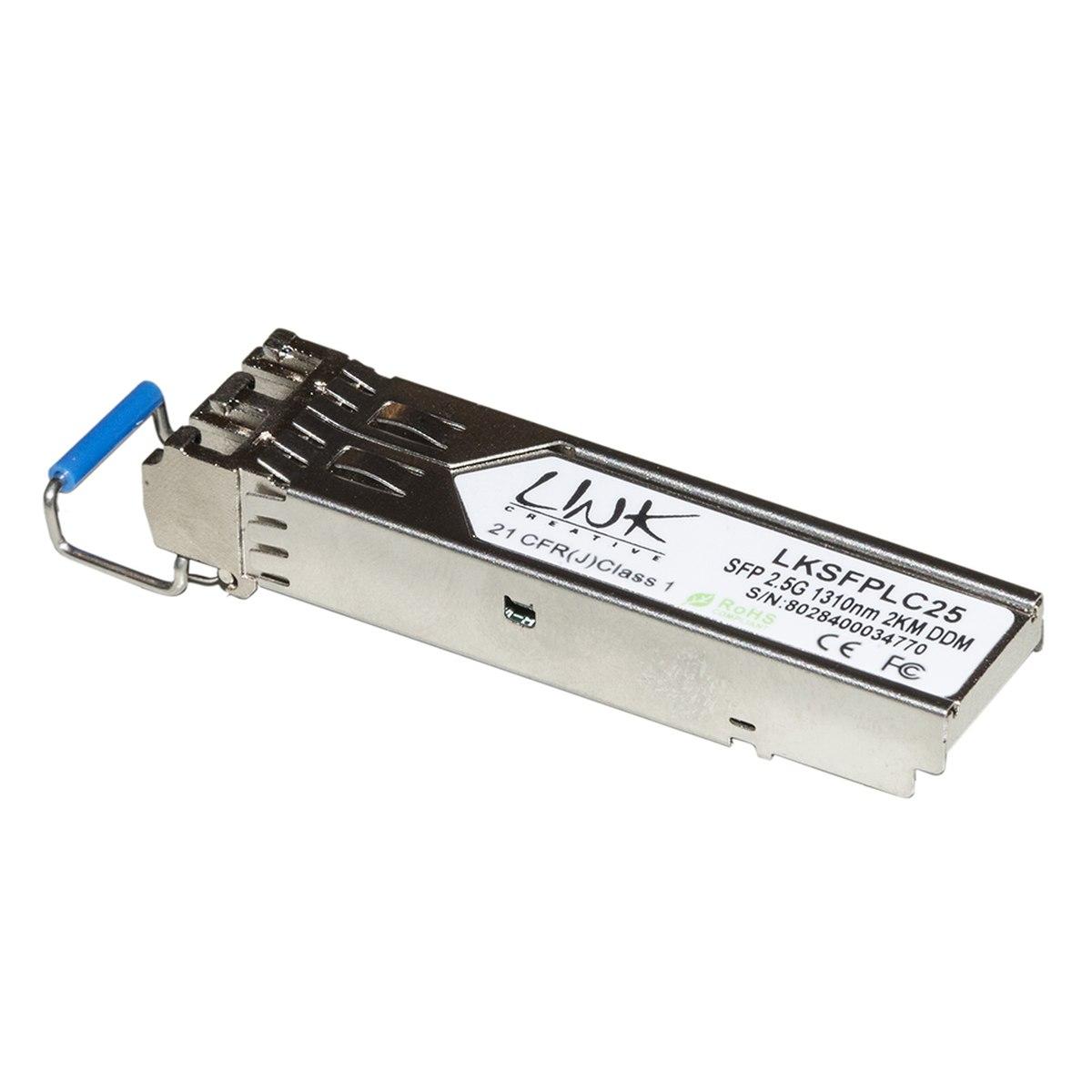 MODULO MINIGBIC (SFP) SINGLEMODE LC DUPLEX 1000Base-SX, 1310nm 2,488 Gbps 20 Km COMPATIBILE HP E PROCURVE