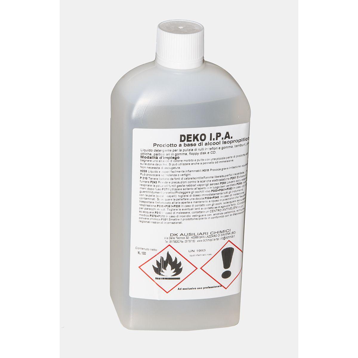 Detergente a base di alcool isopropilico 1 litro